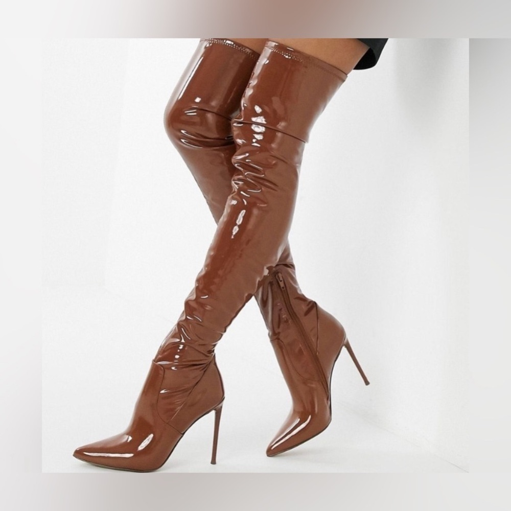 Steve Madden Brown Heeled Boots